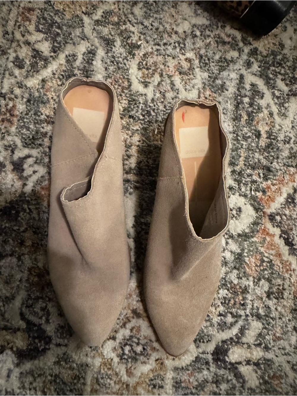 Dolce Vita - Suede Pointed Toe Mules (10)